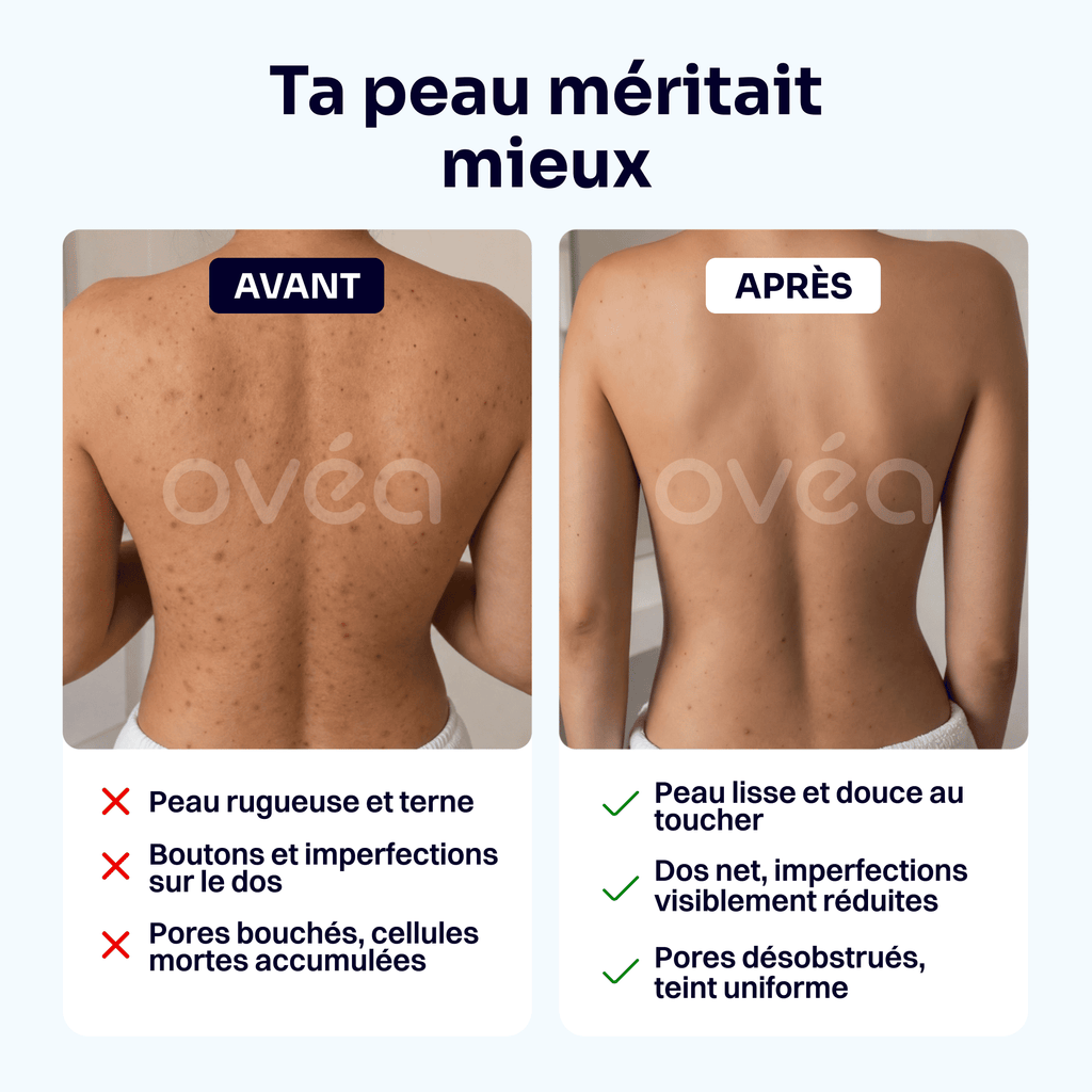 Serviette de douche exfoliante Ovéa