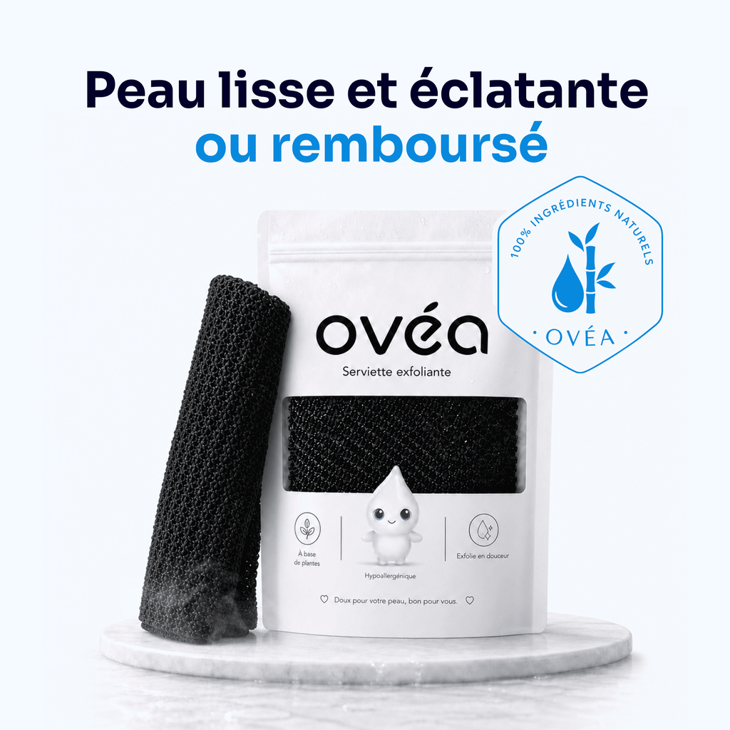 Serviette de douche exfoliante Ovéa