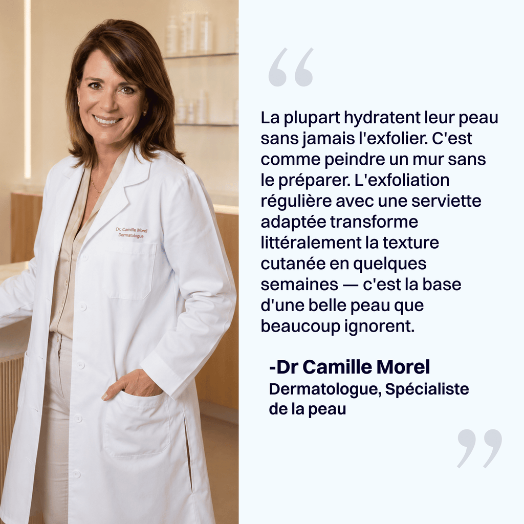 Serviette de douche exfoliante Ovéa