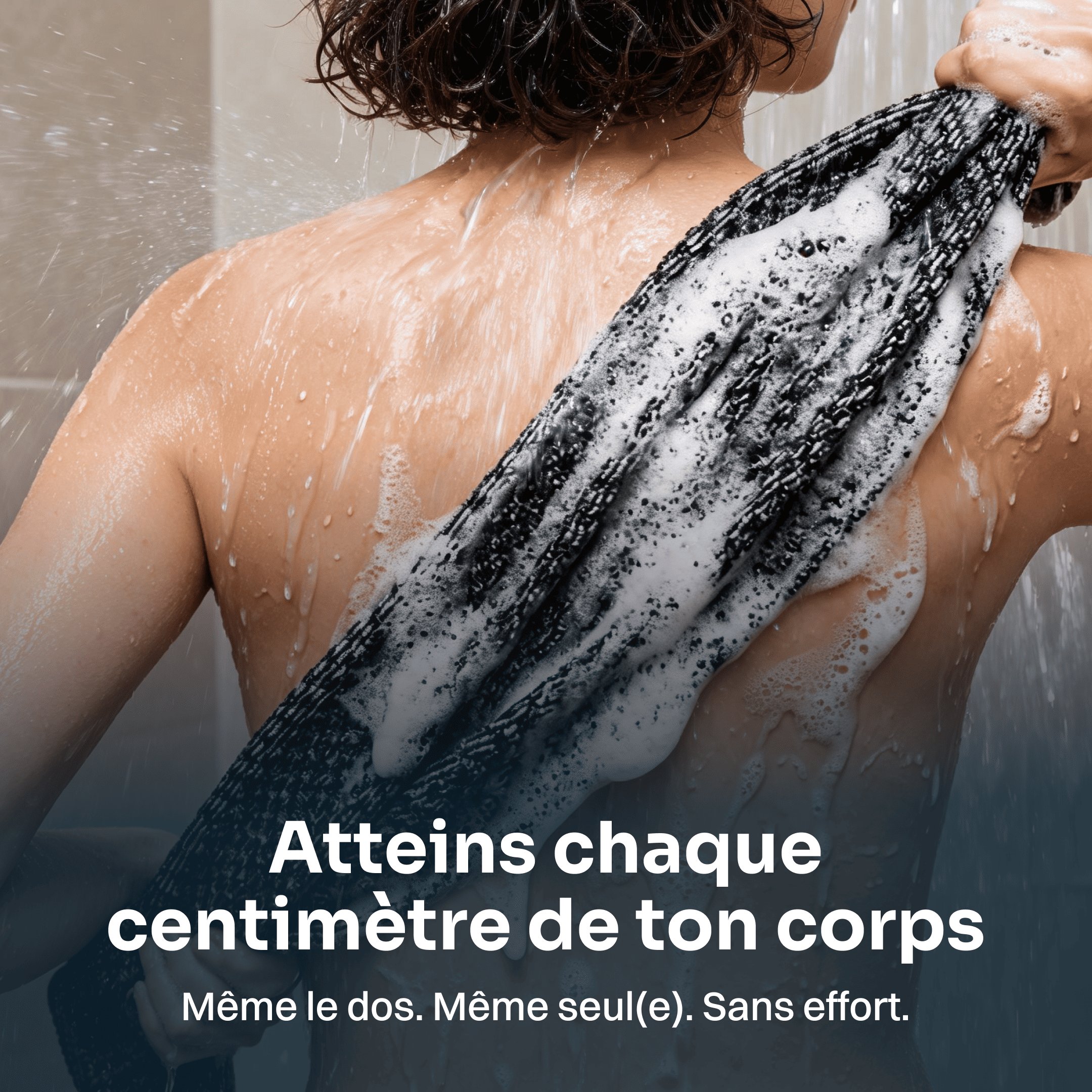 Serviette de douche exfoliante Ovéa